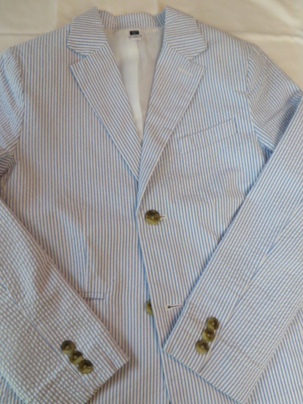 Janie and Jack Boys Blazer |Seersucker | Spring Collection | Size 8